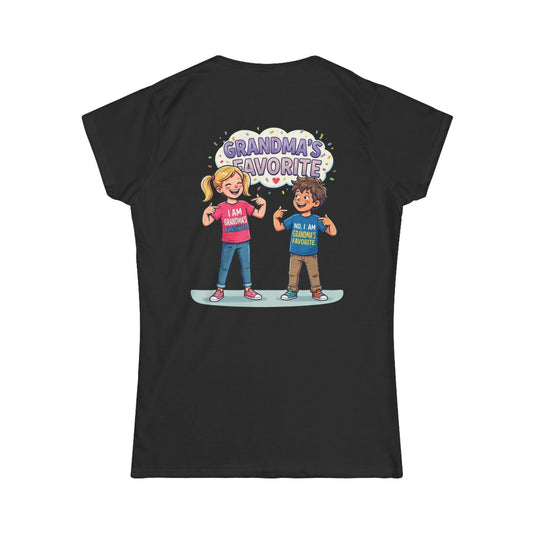 Color: Black | Grandma's Favorite Women's Tee