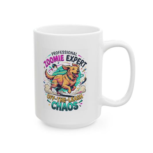 "Professional Zoomie Expert" White Ceramic Mug