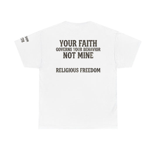 Color: White | Religious Freedom Premium Graphic Tee