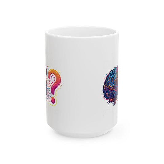 "Professional Overthinker" White Ceramic Mug