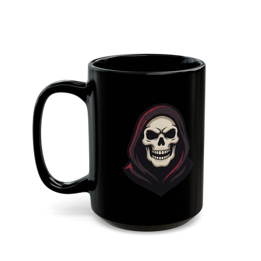 "Autumn Death" Black Ceramic Mug — Graphic
