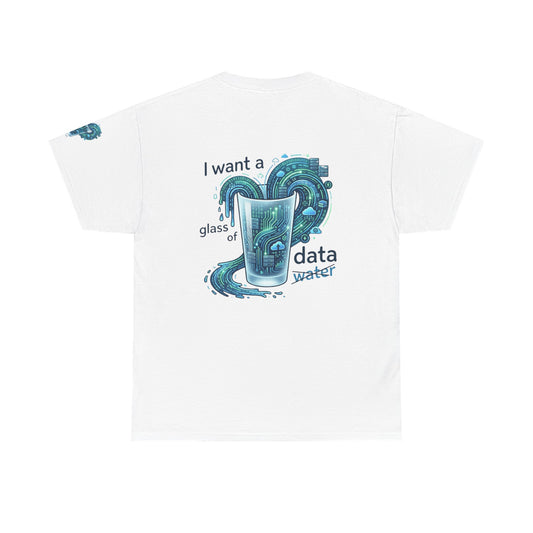 Color: White | Data Not Water Premium Graphic Tee