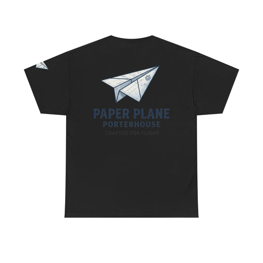 Color: Black | Paper Plane Porterhouse Premium Graphic Tee