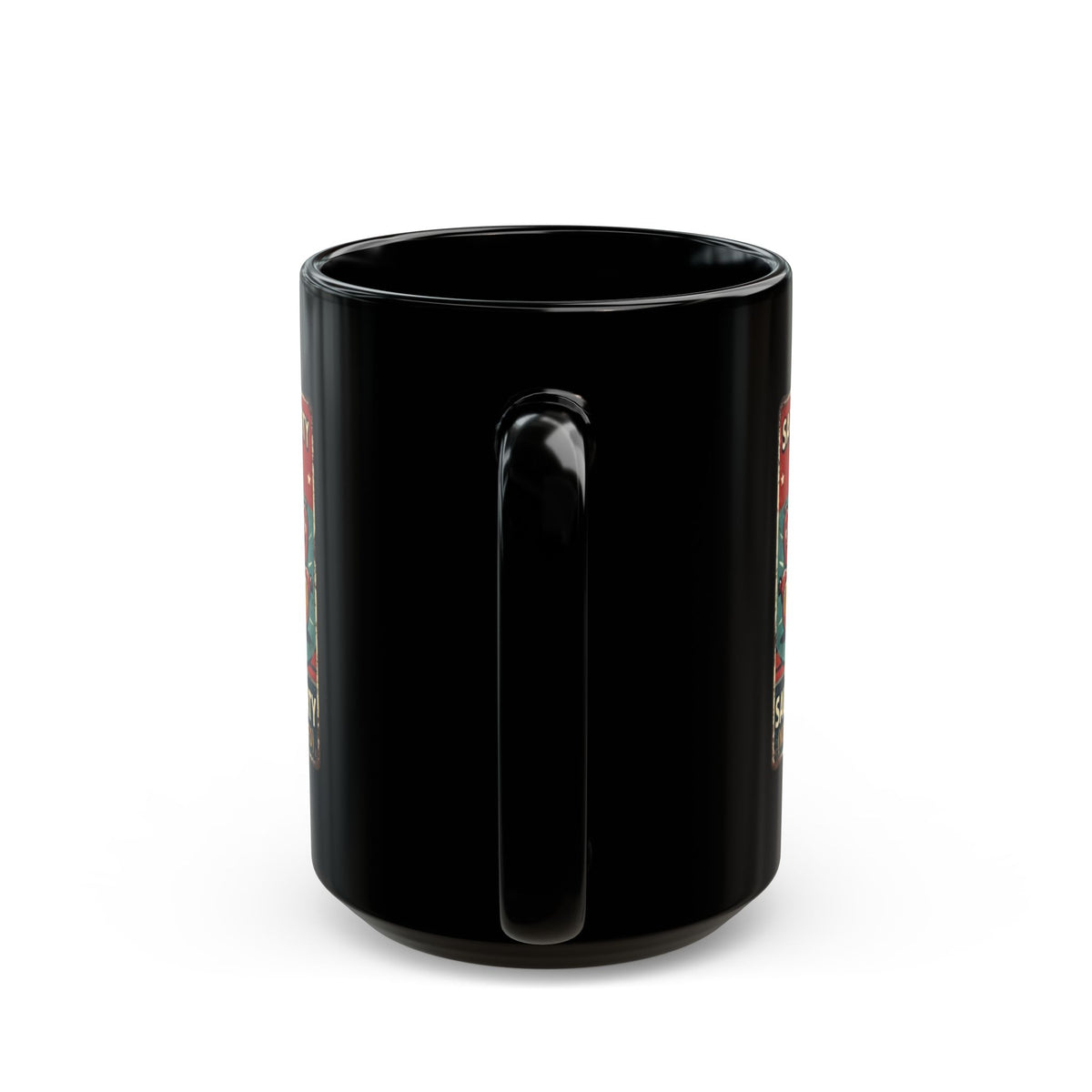 "Sausage Party" Black Ceramic Mug