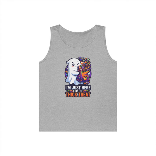 Color: Sport Grey | I'm Just Here For The Thick Treat Tank Top