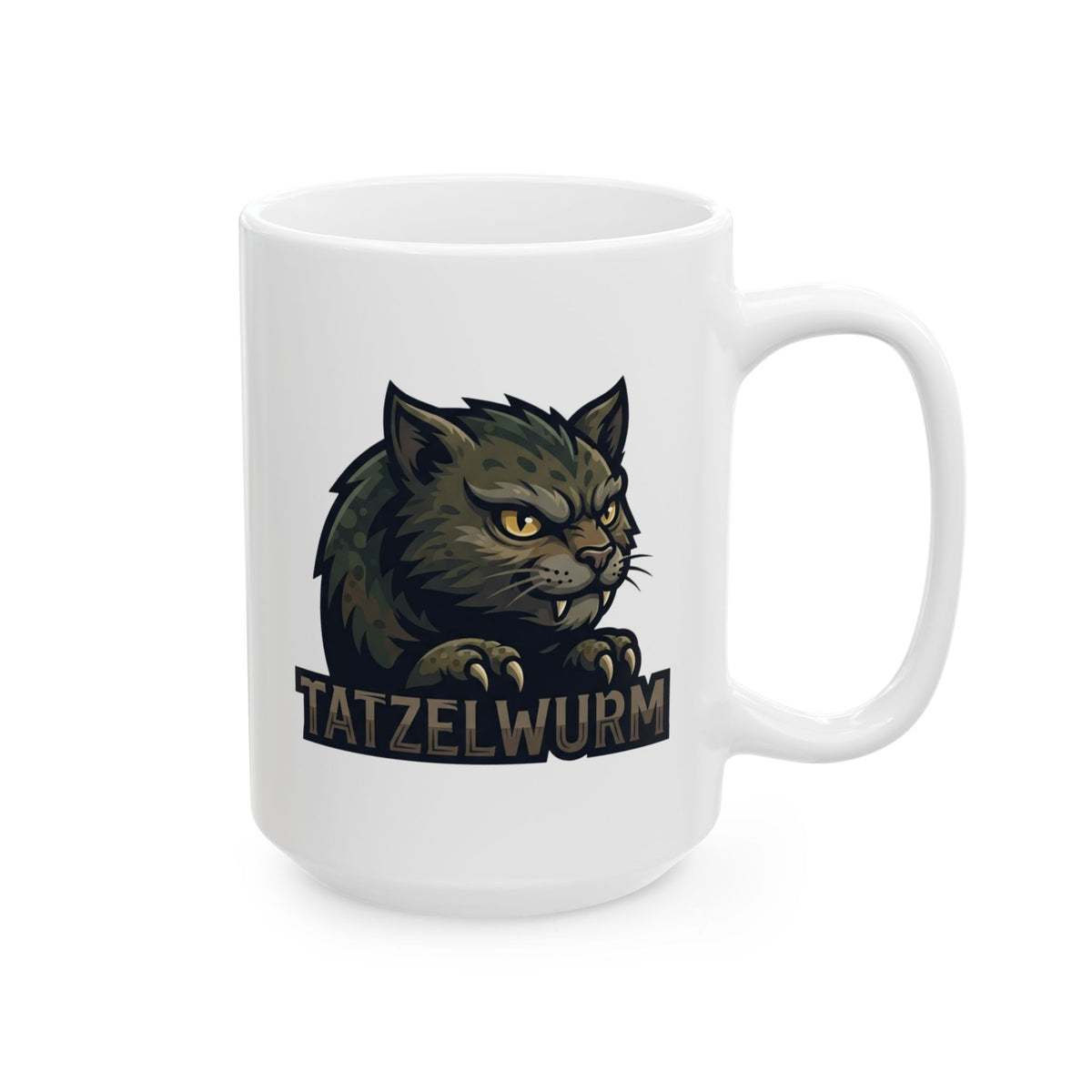 "Tatzelwurm (Alpine Europe)" White Ceramic Mug — Graphic