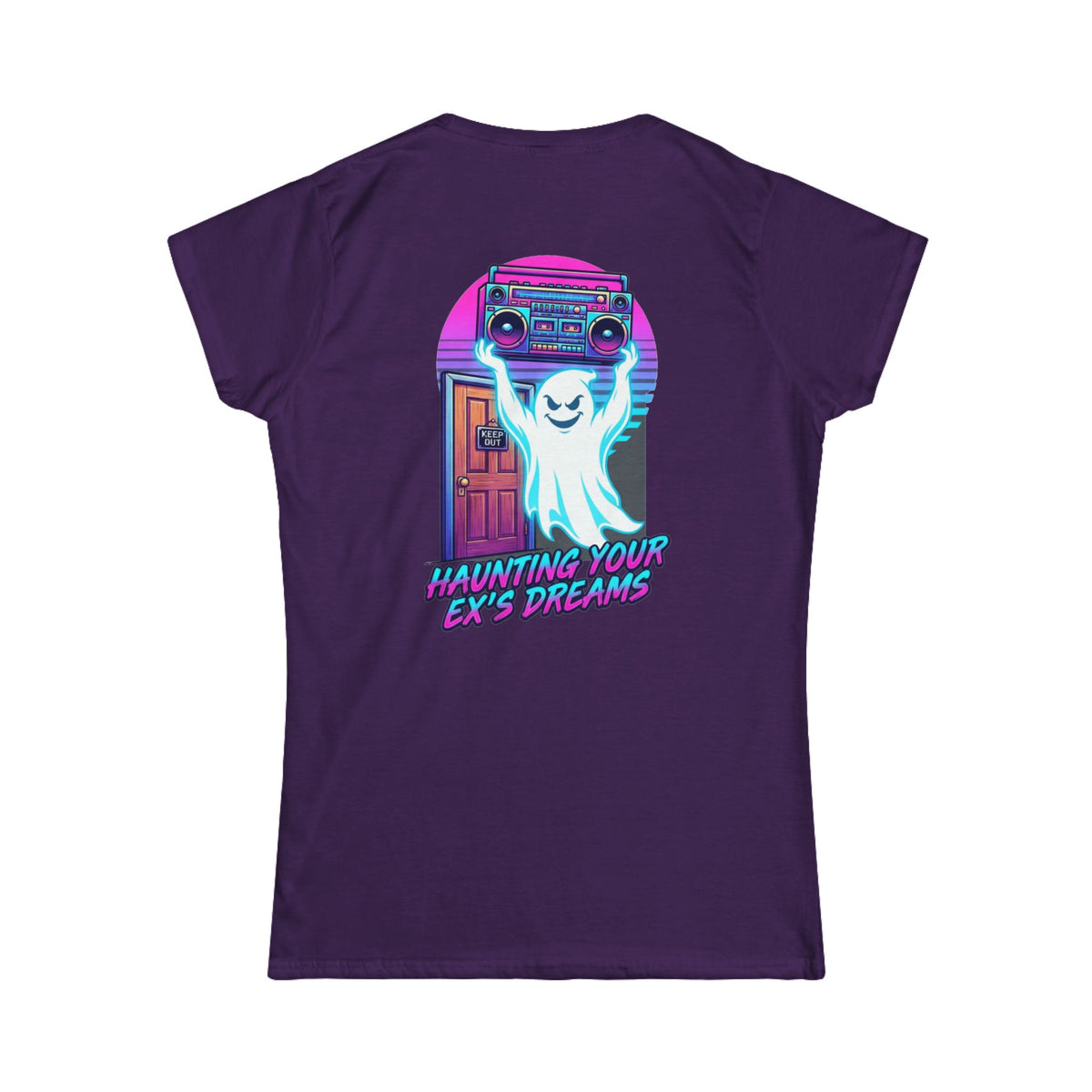 Color: Purple | Haunting Your Ex's Dreams Women's Tee