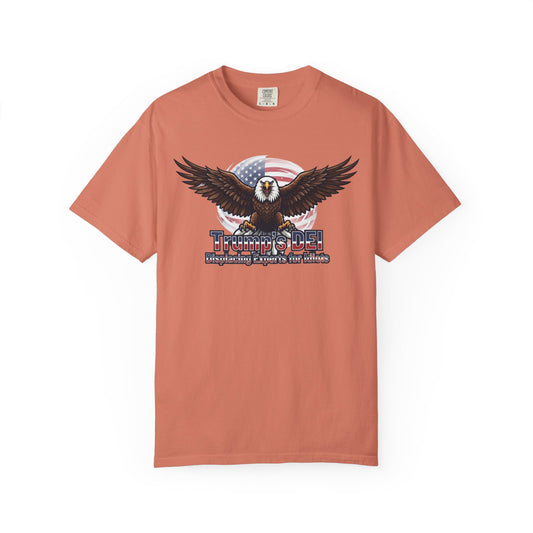 Color: Terracotta | Trumps DEI Unisex Garment-Dyed Tee