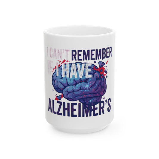 "I Can't Remember" White Ceramic Mug
