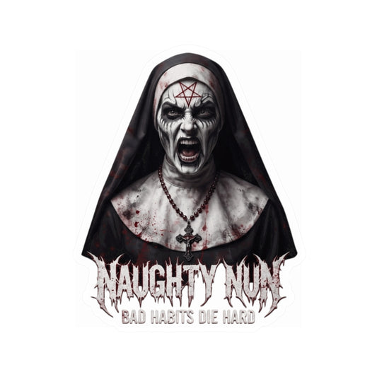 "Naughty Nun" Sticker — Main