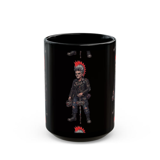 "Roxie" Black Ceramic Mug