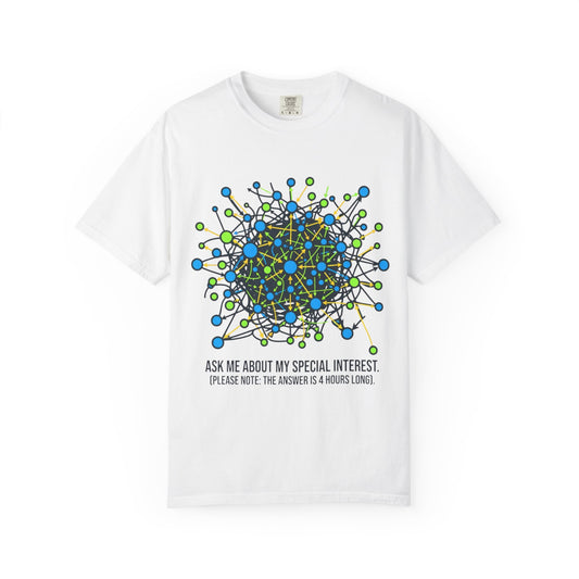 Color: White | Special Interest Unisex Garment-Dyed Tee