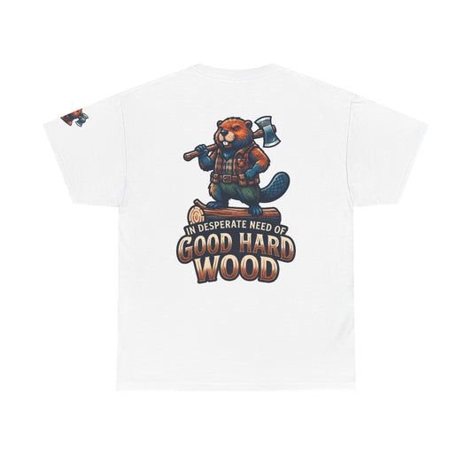 Color: White | In Desperate Need of Good Hard Wood Premium Graphic Tee