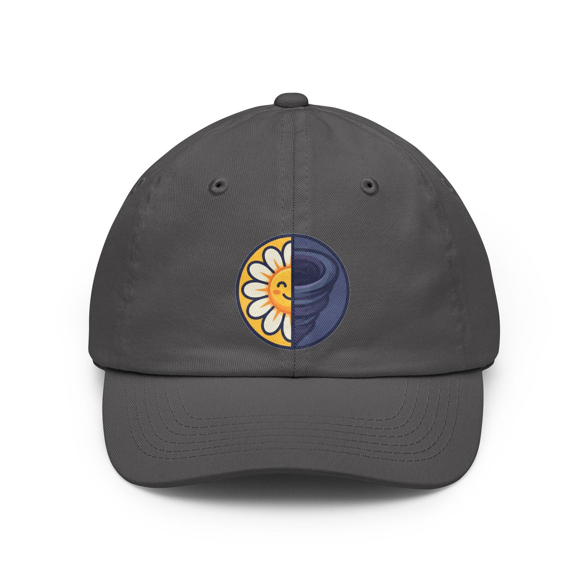 Color: Charcoal | Sunshine Mixed With A Little Hurricane Dad Hat — -C
