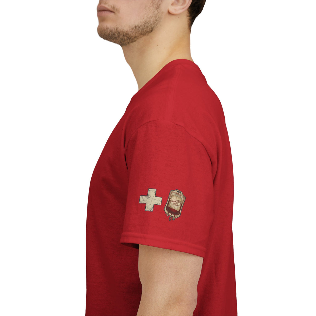 Color: Red | Blood Type Premium Graphic Tee