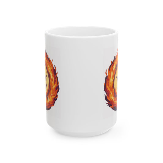 "I'm Going to Hell" White Ceramic Mug — Graphic