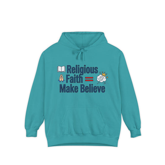 Color: Seafoam | Make Believe Club Member | Garment-Dyed Hoodie — AttitudeShirts