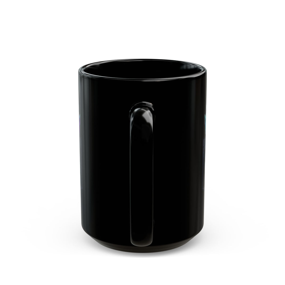 "Mayor Of Halloweentown" Black Ceramic Mug — Graphic