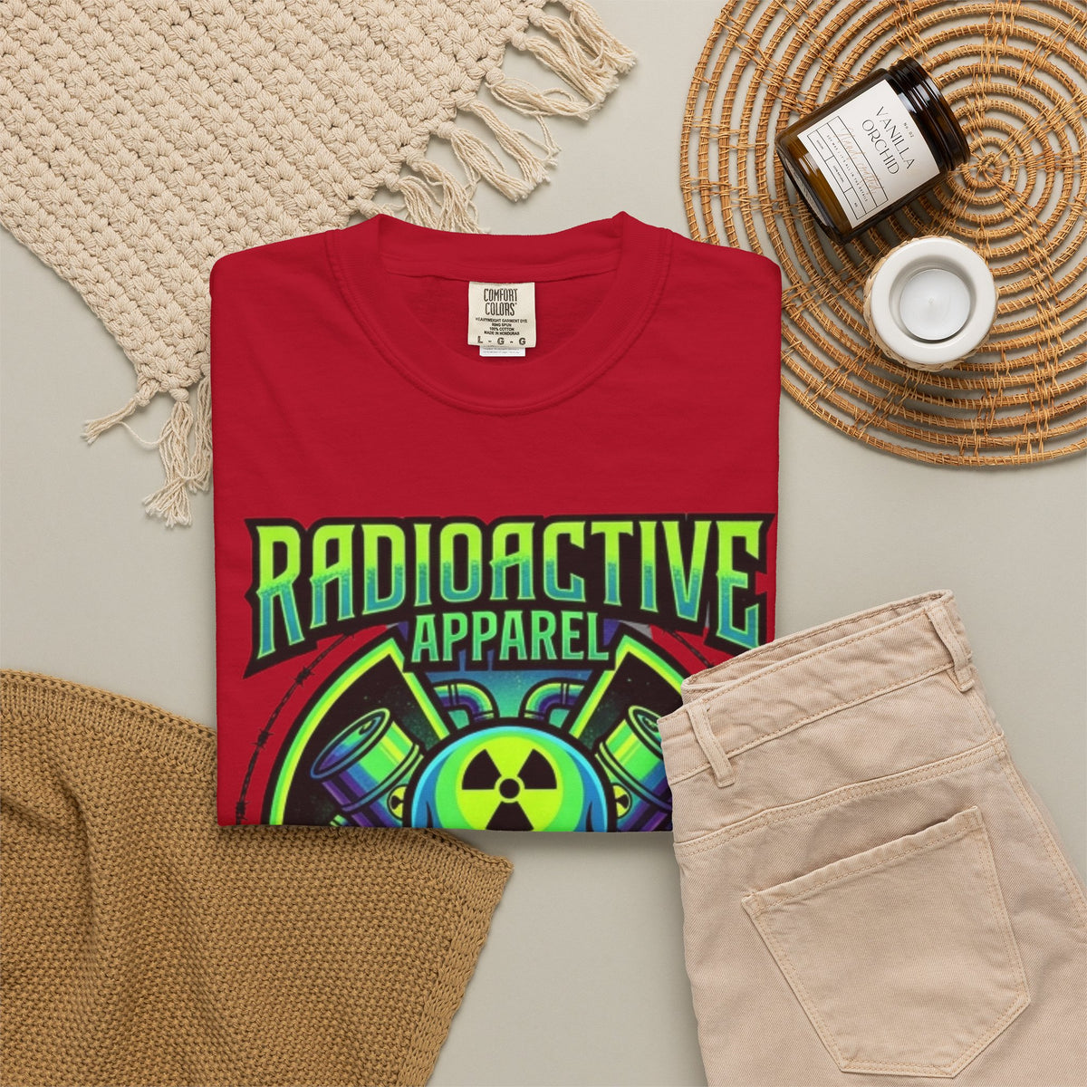 Radioactive Apparel Unisex Garment-Dyed Tee