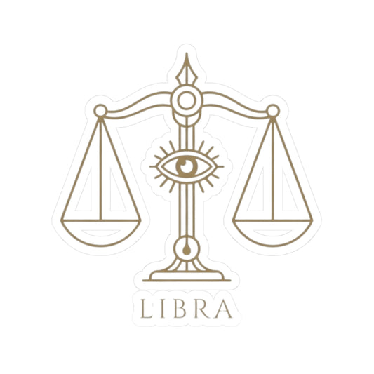"Libra The Balanced Scales" Sticker