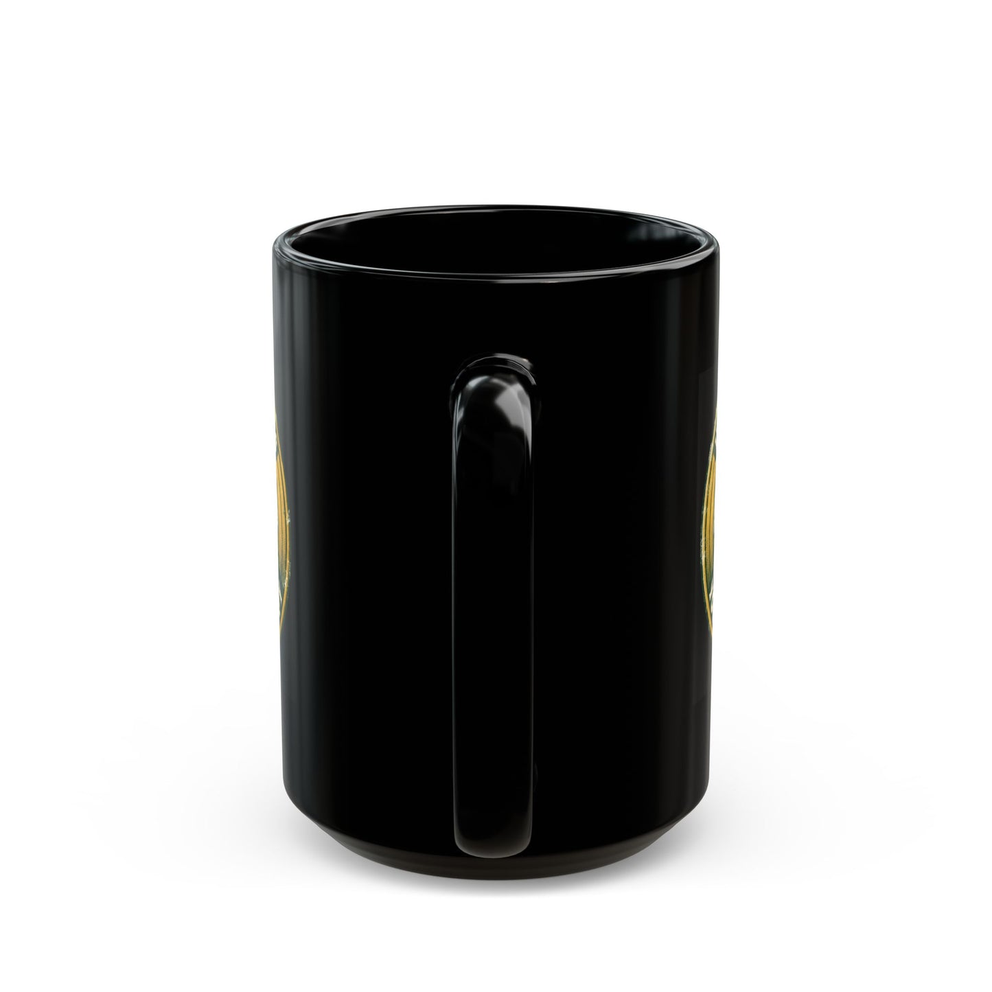 "If You're Grass You're Very Happy" Black Ceramic Mug