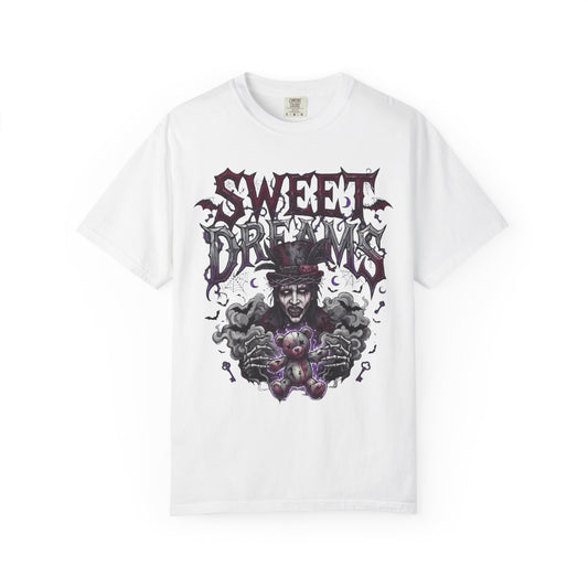 Color: White | Sweet Dreams Unisex Garment-Dyed Tee