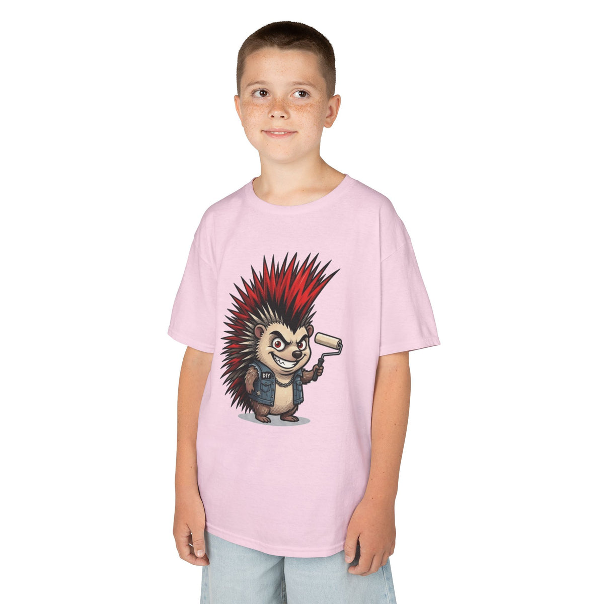 Color: Light Pink | Punkupine Kids Tee
