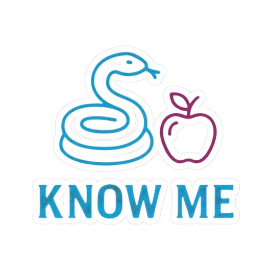 "Good Book Series Know Me In The Biblical Sense" Sticker