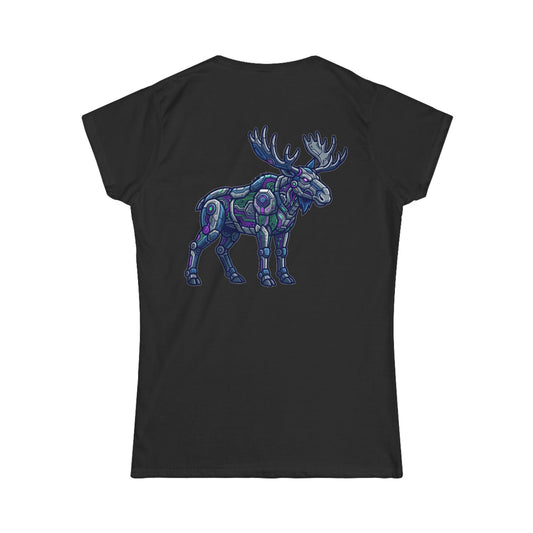 Color: Black | Cyber Moose Women's Tee