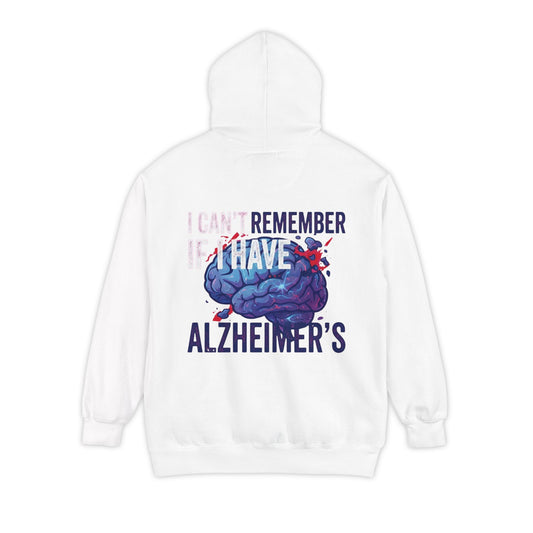 Color: White | I Can't Remember Garment-Dyed Hoodie