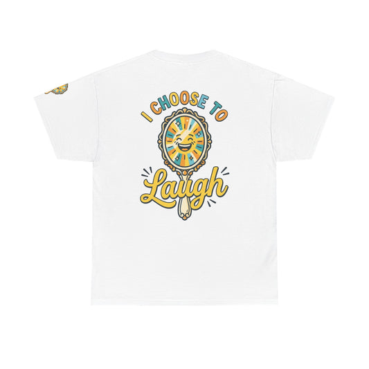Color: White | I Choose to Laugh Premium Graphic Tee