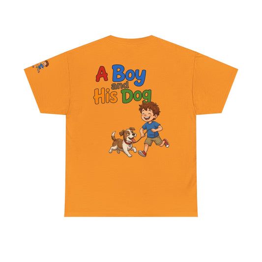 Color: Tennessee Orange | A Boy And His Dog Premium Graphic Tee