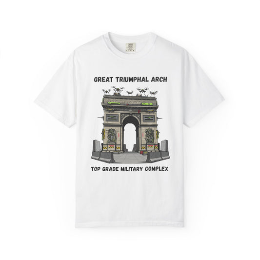 Color: White | Top Grade Military Complex Unisex Garment-Dyed Tee
