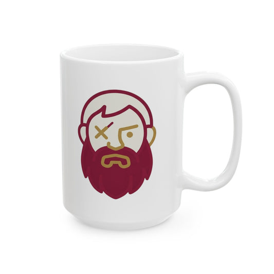 "Good Book Series Coffee Hot and Dead" White Ceramic Mug — Graphic