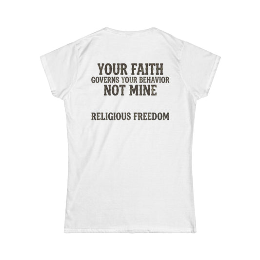Color: White | Religious Freedom Women's Tee