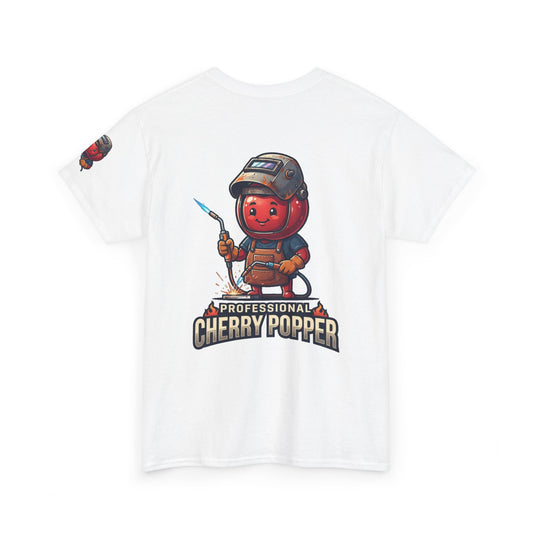 Color: White | Professional Cherry Popper Premium Graphic Tee