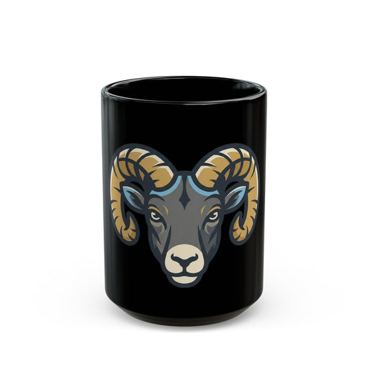 "May Legend" Black Ceramic Mug — Graphic