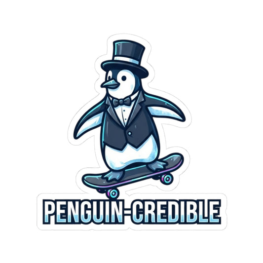 "Penguin Credible" Sticker — Main
