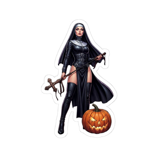 "Sexy Halloween Nun" Sticker — Main