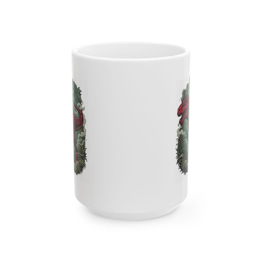 "Kasai Rex (Central Africa)" White Ceramic Mug