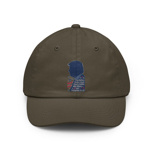 Color: Olive | One Nation Under Fraud | Dad Hat — AttitudeShirts