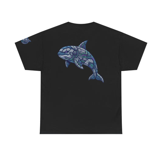Color: Black | Killer Whale Premium Graphic Tee