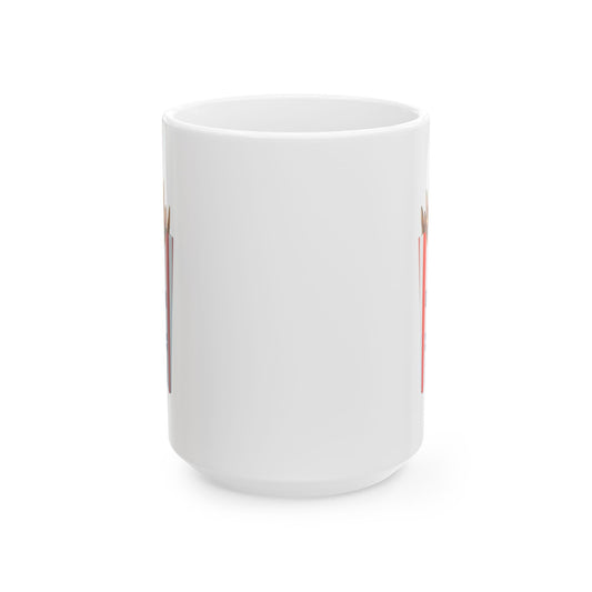 "Freedom Fries" White Ceramic Mug — Graphic