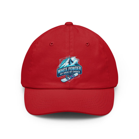 Color: Red | Snowboard Drug of Choice Dad Hat