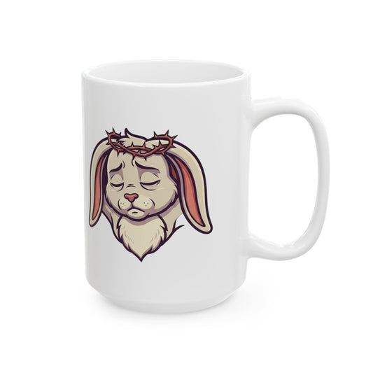 "Zombie Carpenter" White Ceramic Mug — Graphic