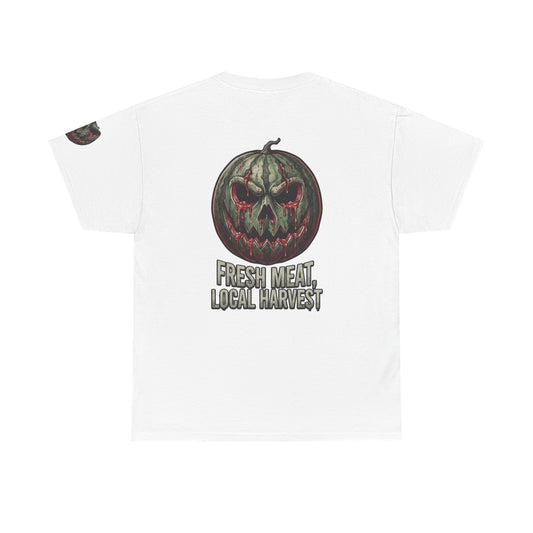 Color: White | Fresh Meat, Local Harvest Premium Graphic Tee