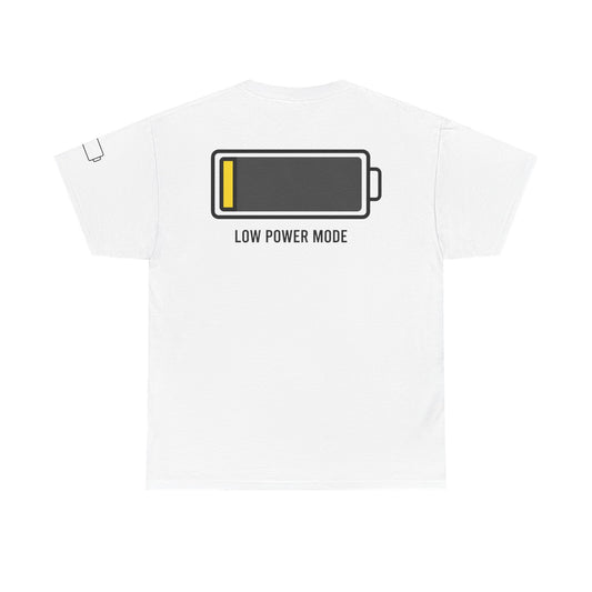 Color: White | Low Power Mode Premium Graphic Tee
