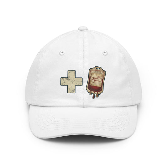 Color: White | Blood Type Dad Hat