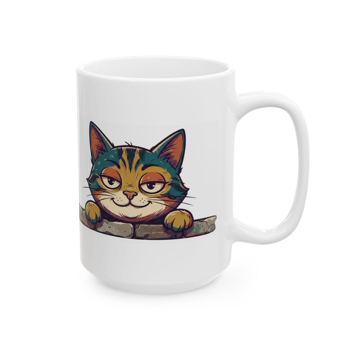 "I Didn't Do It" White Ceramic Mug — Graphic