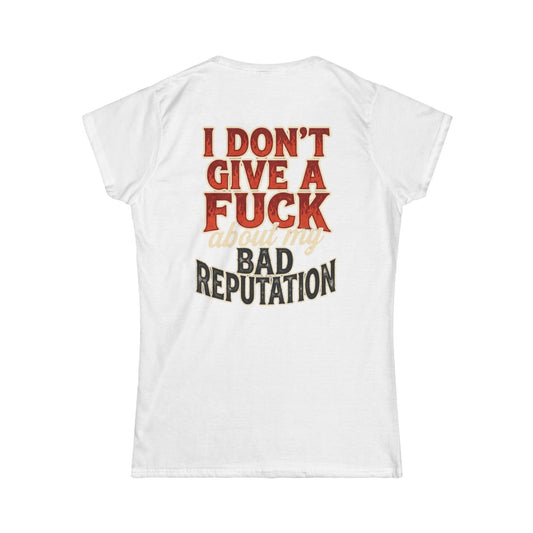 Color: White | Bad Reputation Women's Tee